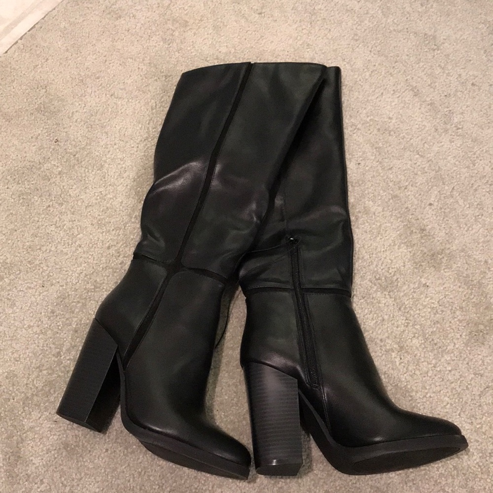 Black Leather Boots